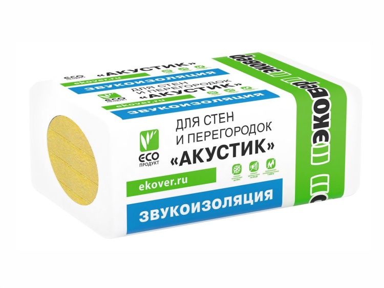 Утеплитель Эковер Акустик 35 1000х500х50 мм, 12 шт. уп